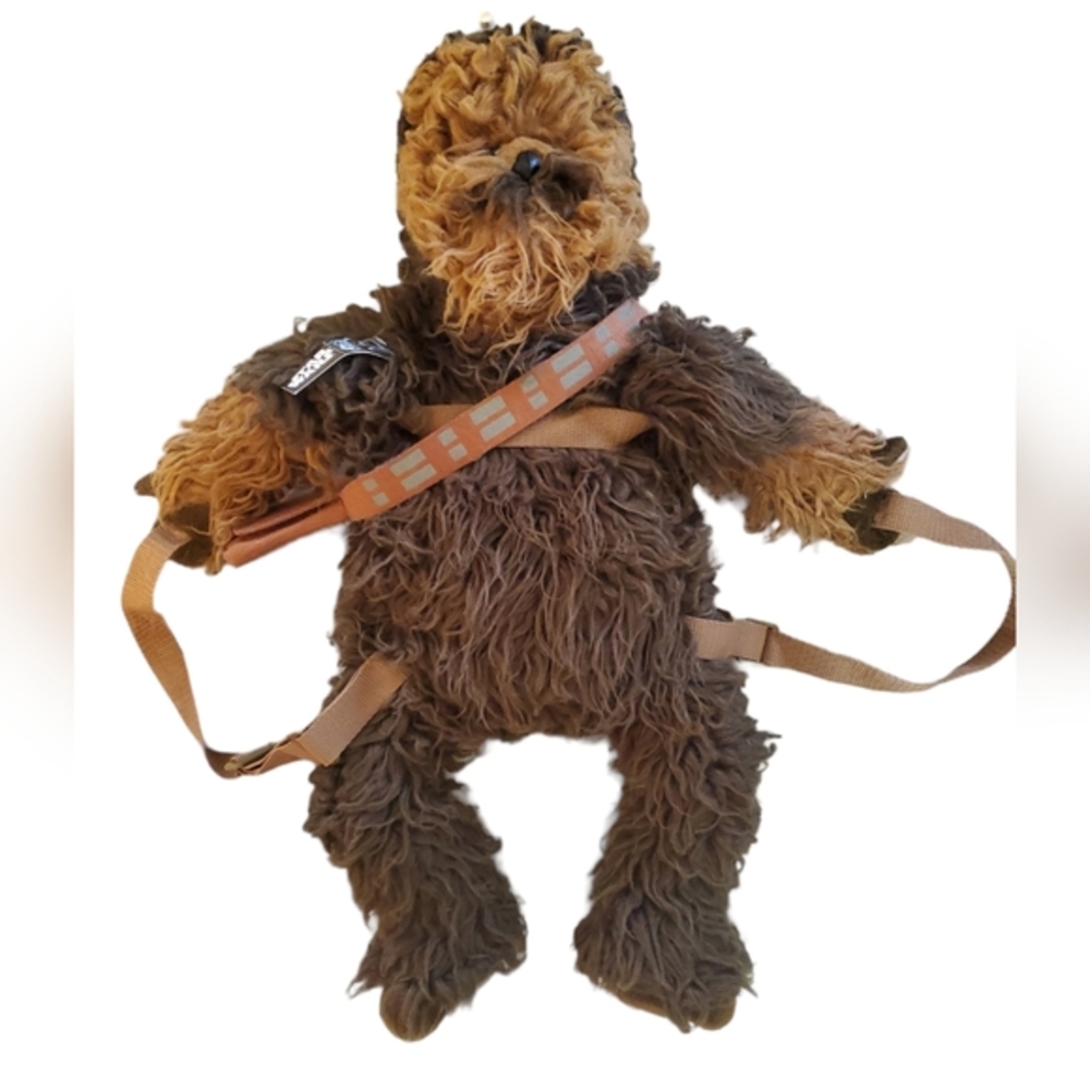 Disney Star Wars Chewbacca Plushie Hidden Backpack‎